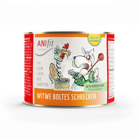 Dog Accessories Wet pet food Widow Bolte's Scare 200g 6 Piece -1- Anifit